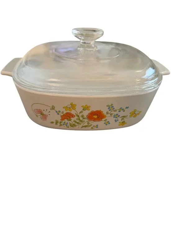 Corning Ware 2 Quart Square Casserole Dish A-2-B With Lid Vintage - Picture 1 of 15